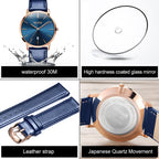 Men’s Quartz Watch – Ultra-Thin Waterproof Business