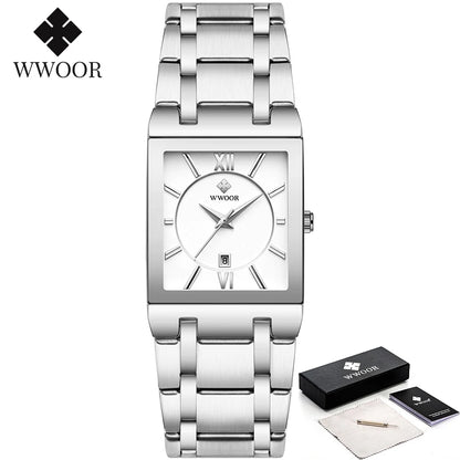 WWOOR Luxury Gold Watch for Men