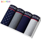 4PCS Men’s Premium Cotton Boxer Shorts
