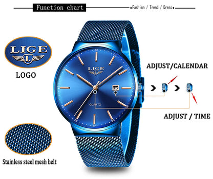 Fashion Luxury Women’s Watch –  – Waterproof Casual