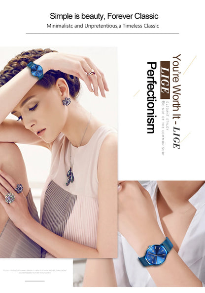 Fashion Luxury Women’s Watch –  – Waterproof Casual