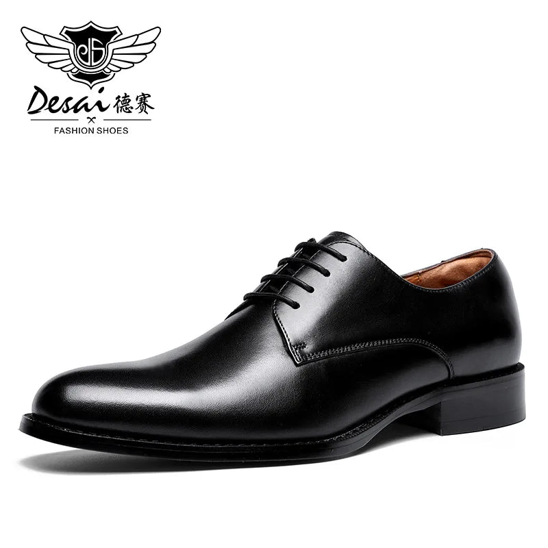 Genuine Leather Derby Shoes