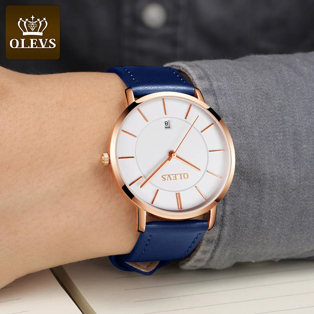 Men’s Quartz Watch – Ultra-Thin Waterproof Business