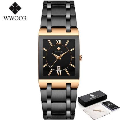 WWOOR Luxury Gold Watch for Men