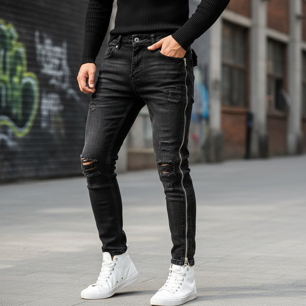 Men's Biker Jacket | Rugged Style, Refined Fit