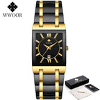 WWOOR Luxury Gold Watch for Men