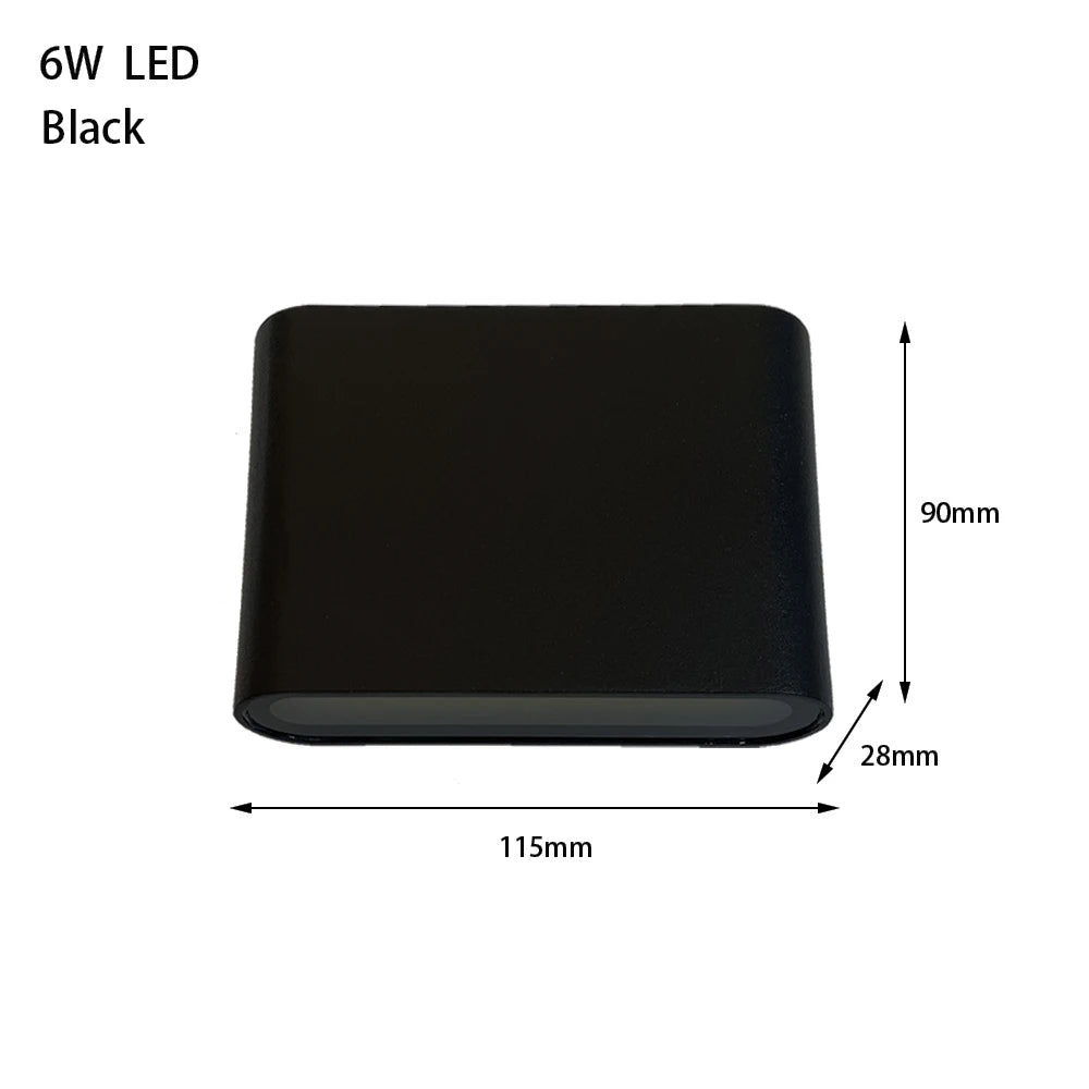 Modern Aluminum Wall Lamp for Outdoor & Indoor
