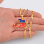 Necklaces for Men Haiti Jewelry Gold Plated