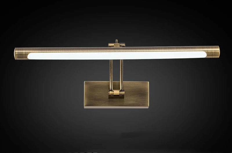 Modern Waterproof LED Bathroom Vanity Light – Stainless Steel Wall Lamp with Switch