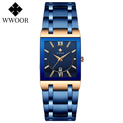 WWOOR Luxury Gold Watch for Men