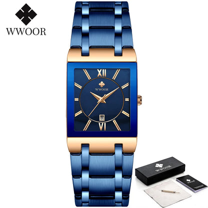 WWOOR Luxury Gold Watch for Men