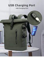 Heroic Knight Rolltop Travel Backpack