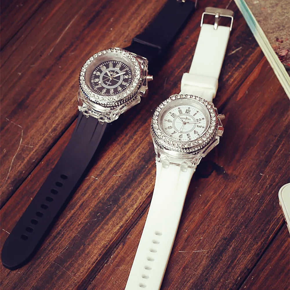 Luxury Dual Display Ladies & Men’s Quartz LED Sport Watch