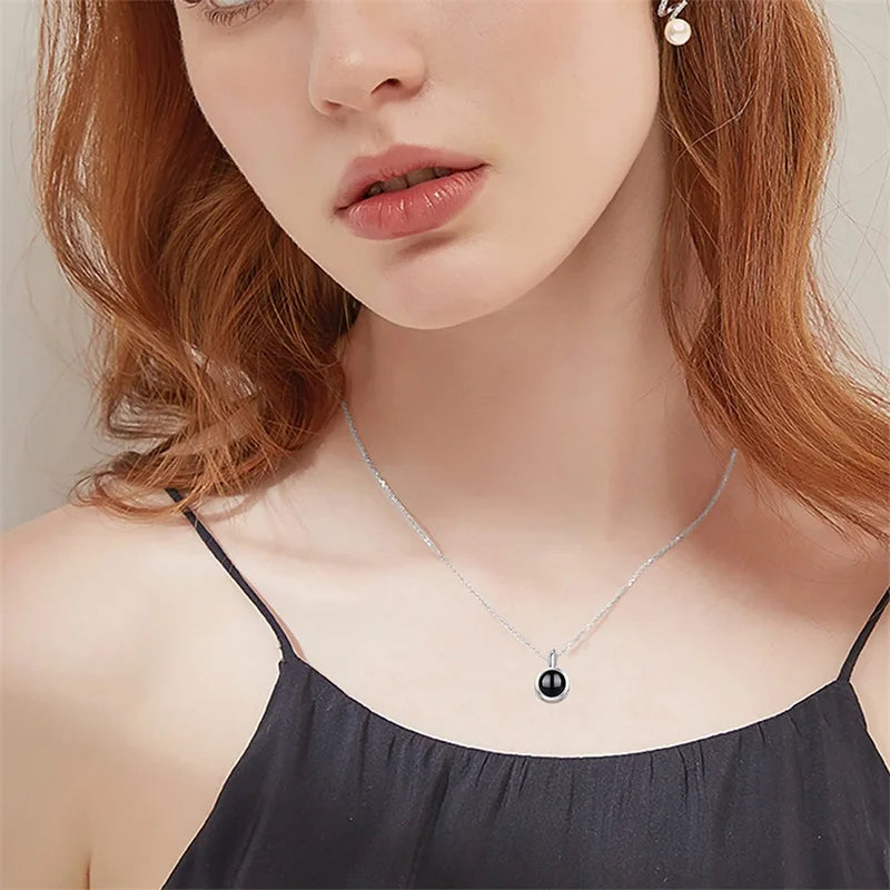Personalized Photo Projection Necklace
