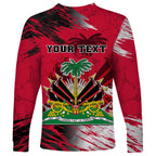 Unisex Long Sleeve,  Mens Negre Marron Design"