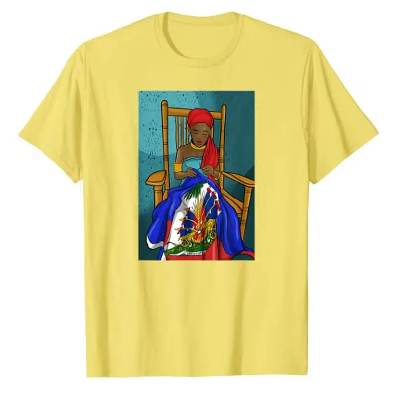 Haitian Pride Wap Konn Joj men T-Shirt Flag Day