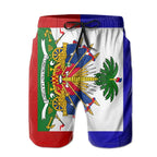 Haitian Flag Beach Shorts