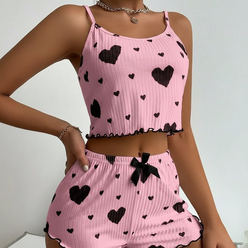 2-Piece Short & Tank Top Sleepwear