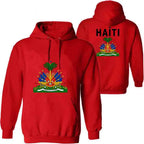 Haiti Flag Sweatshirt – Personalized Name & Number | Men & Youth College Style