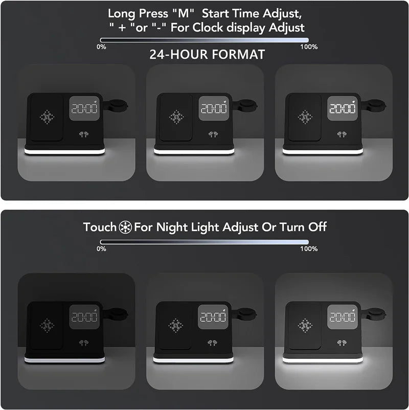 Fast Wireless Charger for iPhone & Samsung