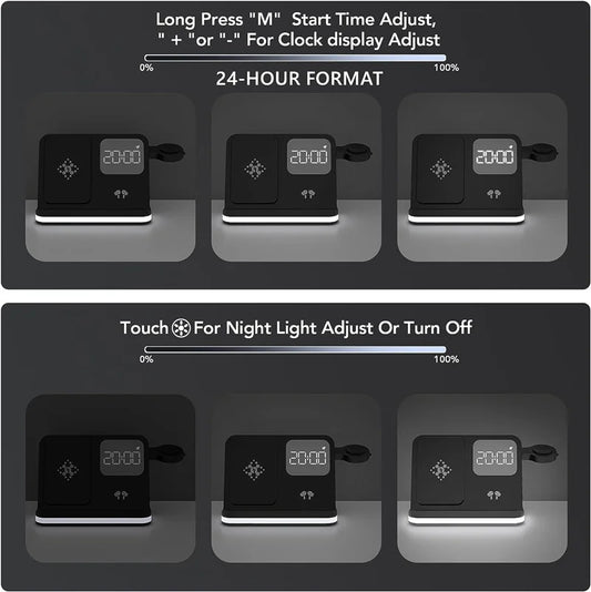 Fast Wireless Charger for iPhone & Samsung