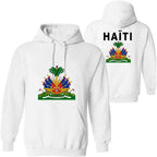 Haiti Flag Sweatshirt – Personalized Name & Number | Men & Youth College Style
