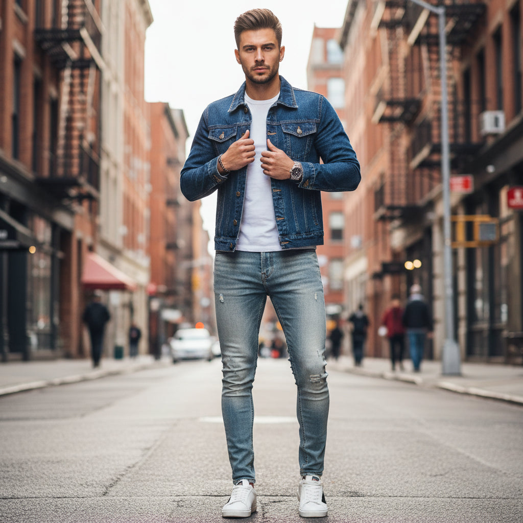 Denim Jacket | All-Season Slim Fit