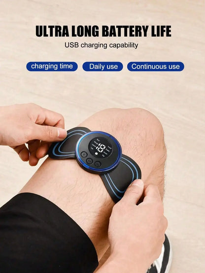 Portable Cervical Massager with Remote - Multi-Mode Pain Relief
