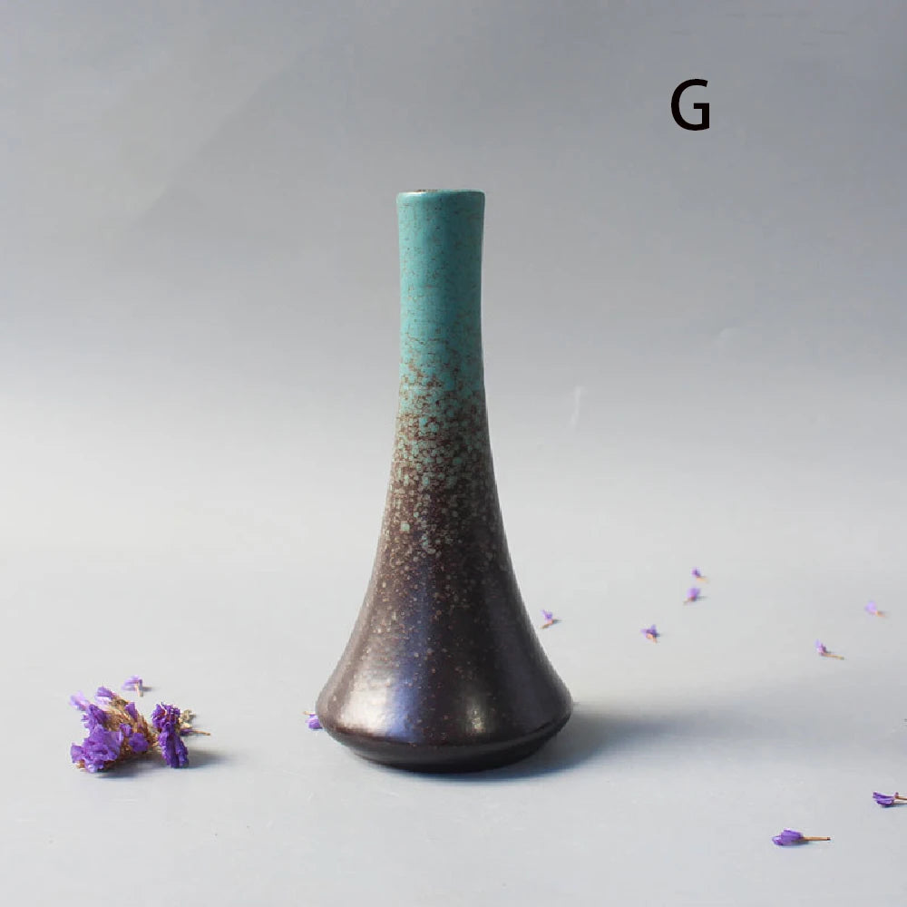 Minimalist Black Ceramic Vase