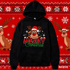 Men’s Christmas Reindeer Warm Hoodie