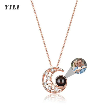 Personalized Photo Projection Necklace
