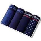 4PCS Men’s Premium Cotton Boxer Shorts