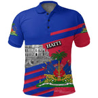 Haiti Flag Polo Shirt