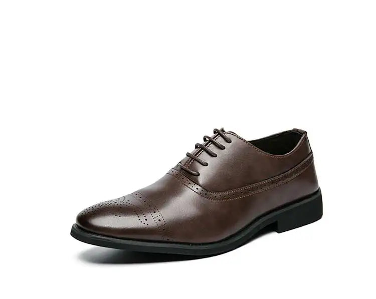 Men’s Classic Oxford Brogue Dress Shoes
