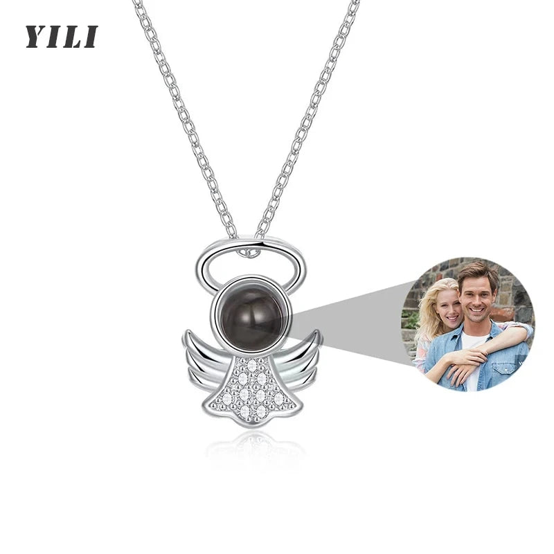 Personalized Photo Projection Necklace
