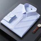 Modern Plus-Size Stretch Formal Shirt