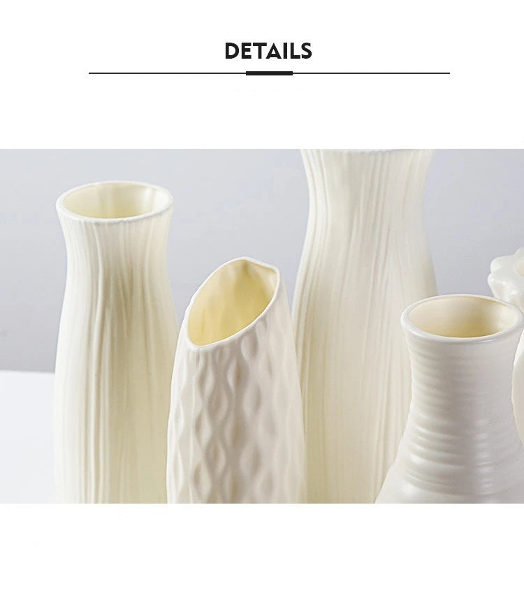 Nordic Plastic Vase Simple Small Fresh Flower