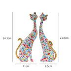 Cat Decoration Resin Abstract Ornaments