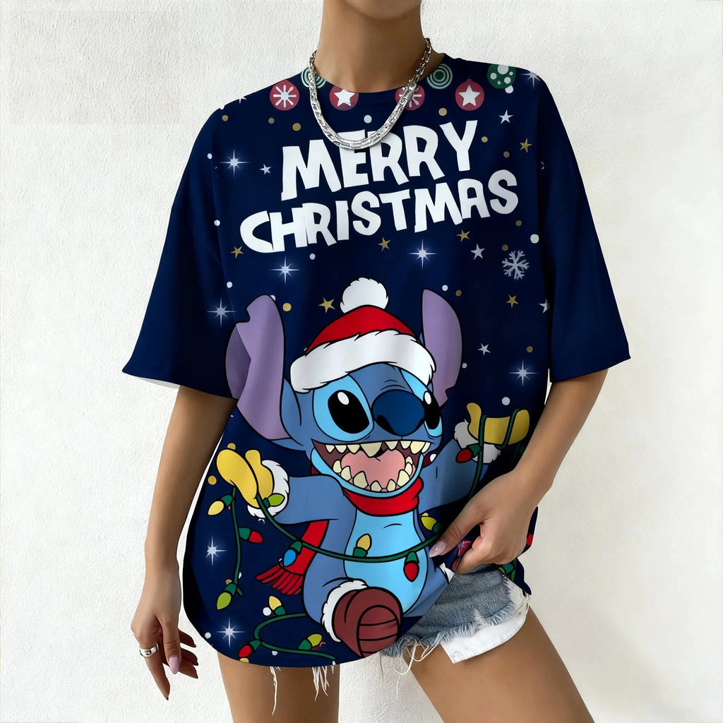 Women’s Disney Stitch Christmas Tee