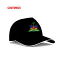 Custom Haiti Flag Baseball Cap