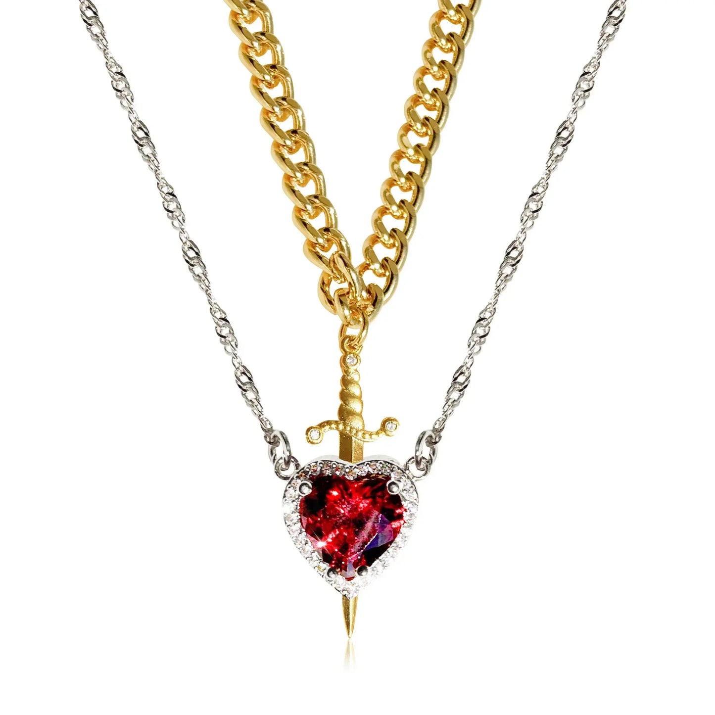 Gold Plated Choker Chains for Couples, Men & Women
