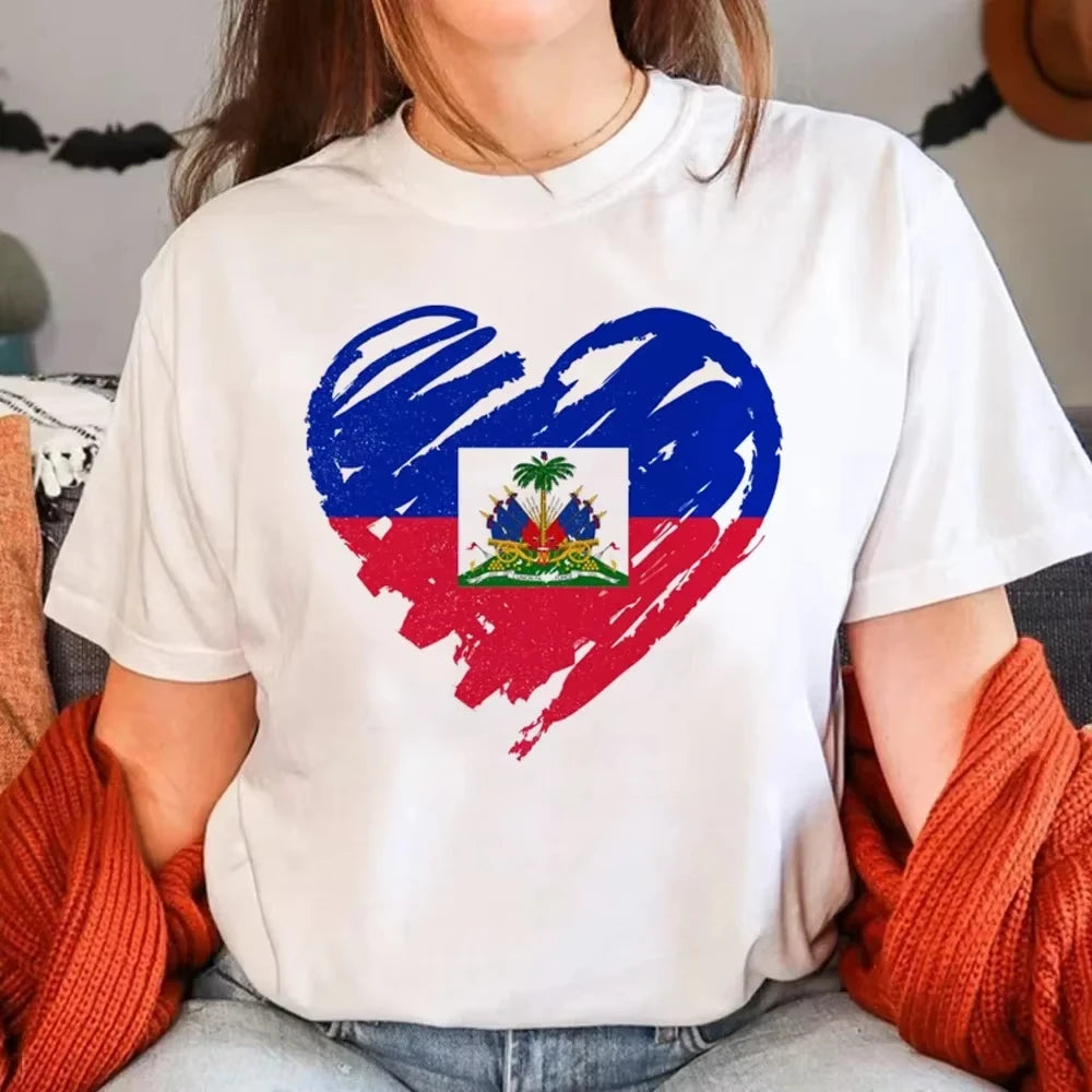 Haiti  T-Shirt – Bold, Fun & Aesthetic Streetwear for Women