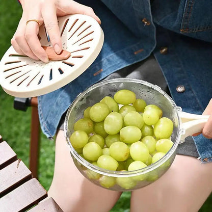 Premium Food-Grade Double-Layer Draining Bowl