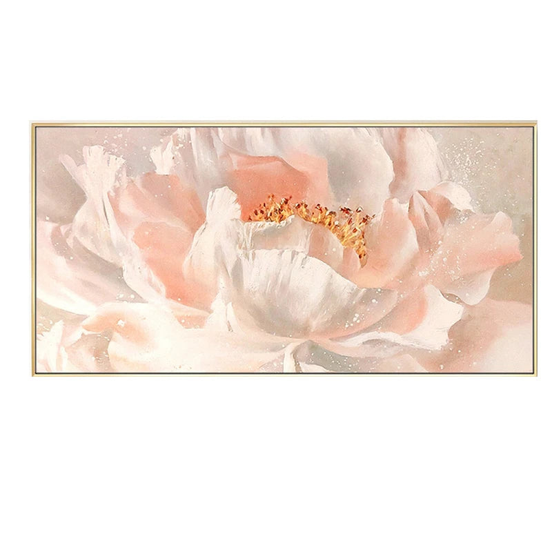 Large Hand-Painted Abstract Oil Painting