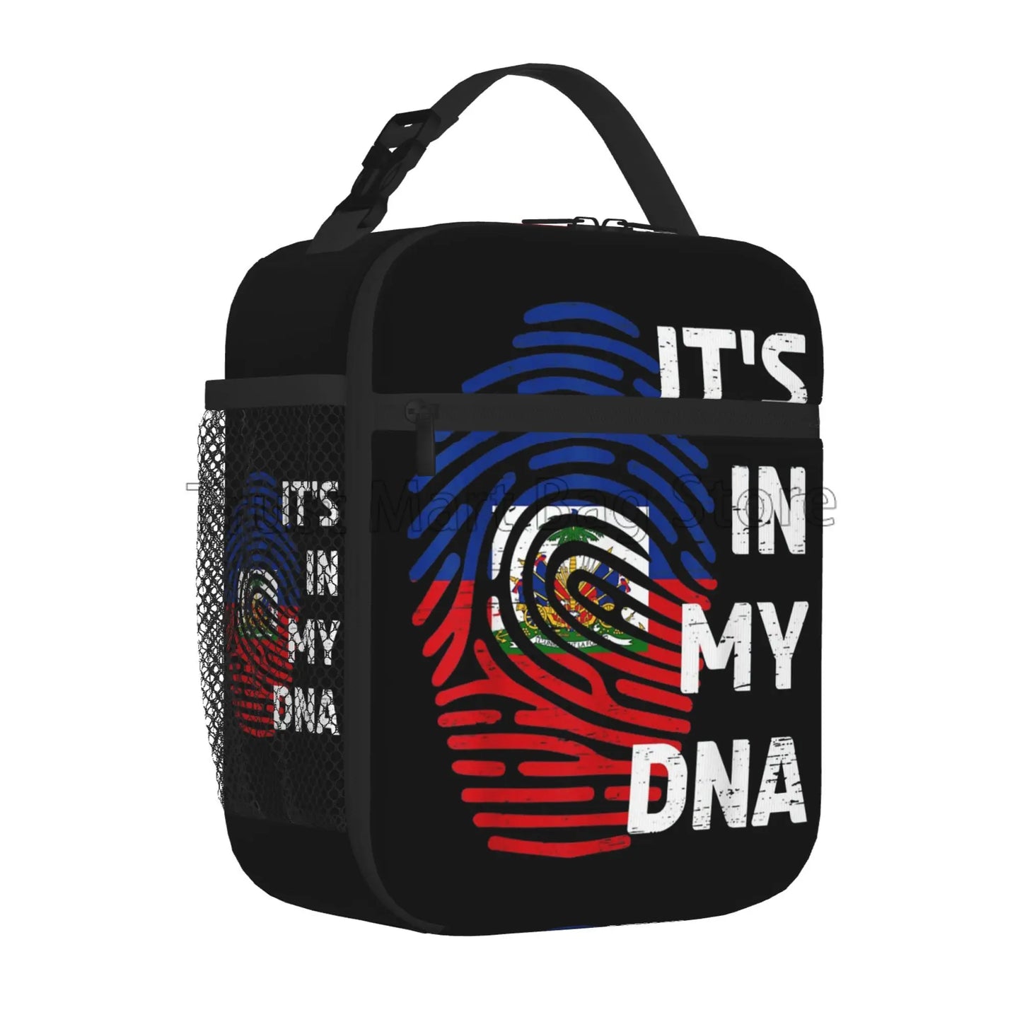 Haiti Flag Insulated Lunch Bag