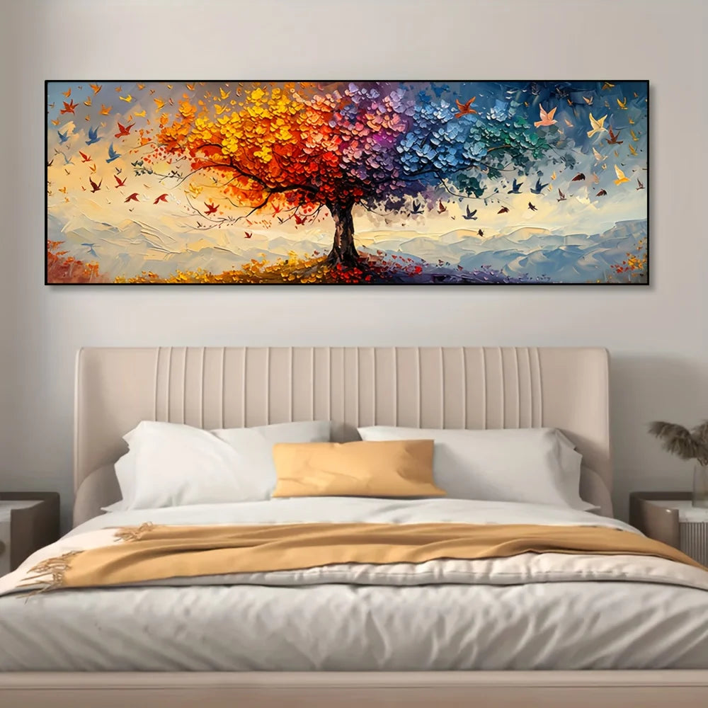 versized Tree of Life Butterfly Canvas – Abstract Wall Art