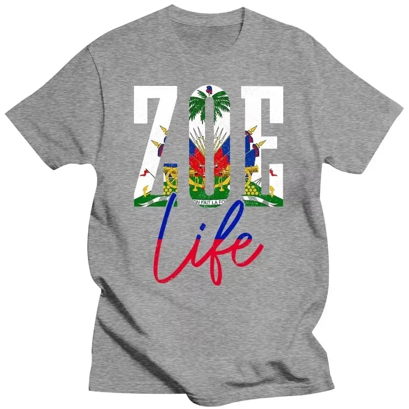 Haiti Flag T-Shirt for Men