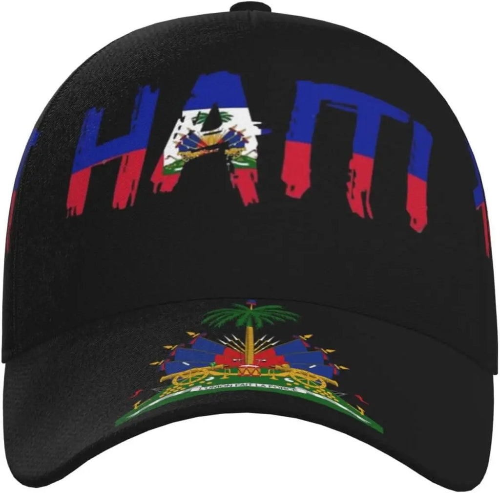 Haiti Snapback Cap – Adjustable Flag Baseball Hat (Unisex)