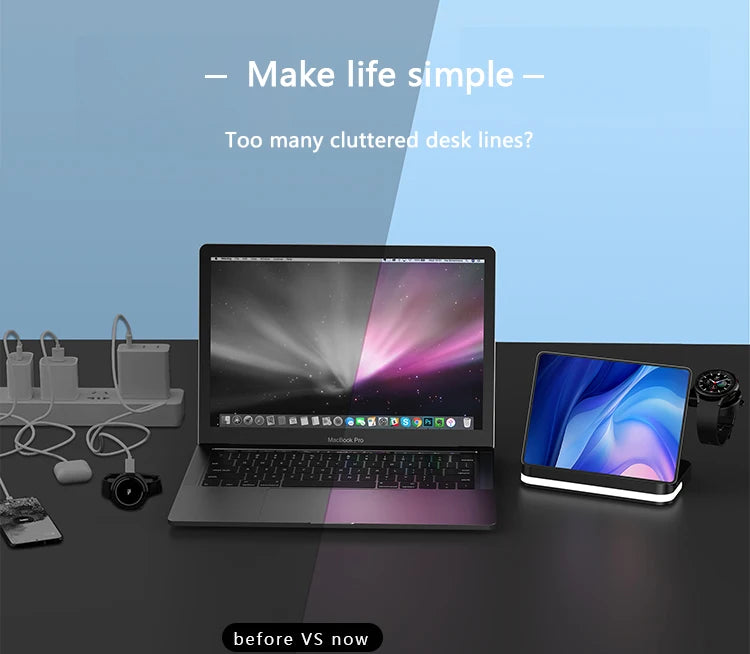 Fast Wireless Charger for iPhone & Samsung