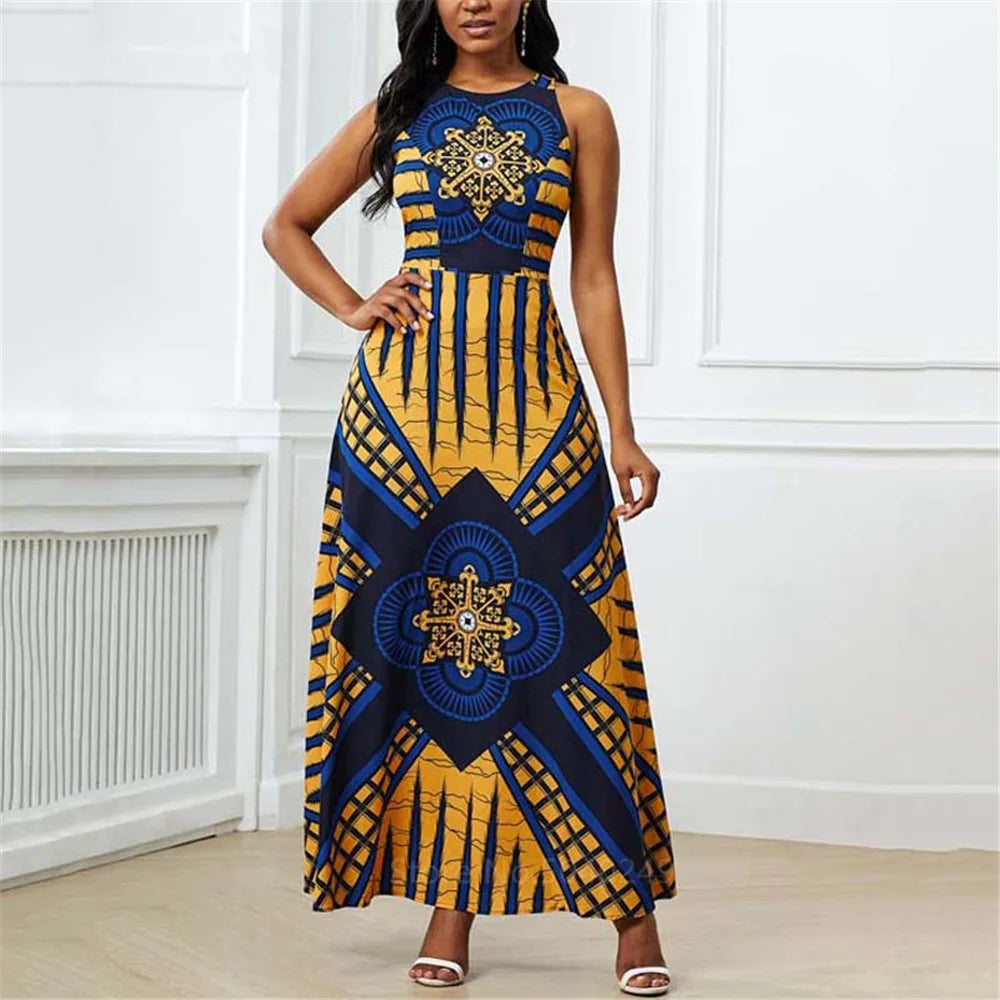 Luxury Women’s Haiti Flag Dress